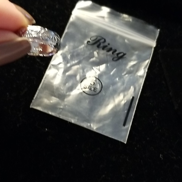 White Gold Band Ring - Picture 6 of 6